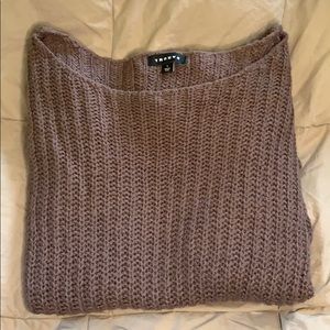 SOLD Trouve thick chunky knit boatneck Sweater